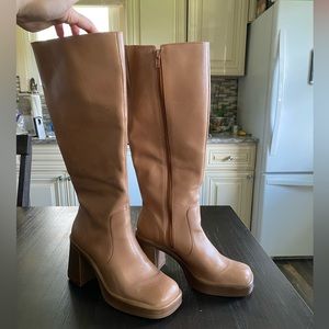 Steve Madden fanatik tan leather boot
